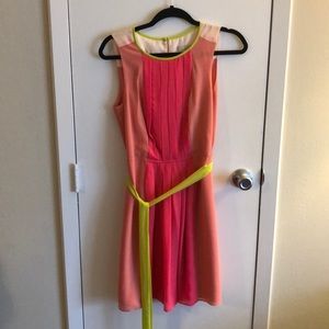 Loft Chiffon Sleeveless Dress